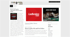 Desktop Screenshot of pokerportal.name