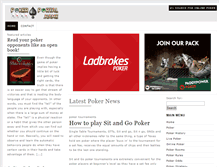 Tablet Screenshot of pokerportal.name
